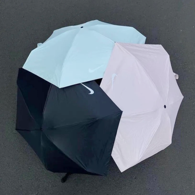 Nike 三色極小膠囊收折 遮陽雨傘 / 加送收折提袋