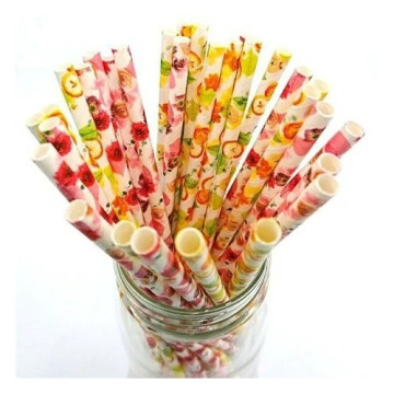 日本 SKATER 花漾環保紙吸管 30入