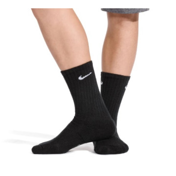 日本 NIKE EVERYDAY 黑魂百搭 青年大童款 小腿中筒襪 6入組