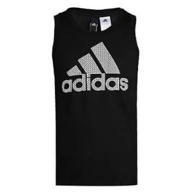 Adidas Badge of Sport Tank 三線條 透氣 運動休閒背心