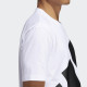 日本 Adidas 經典白底黑大三線LOGO 短t