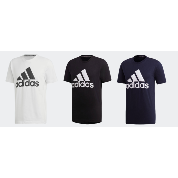 日本 Adidas 經典三線條大LOGO 短T