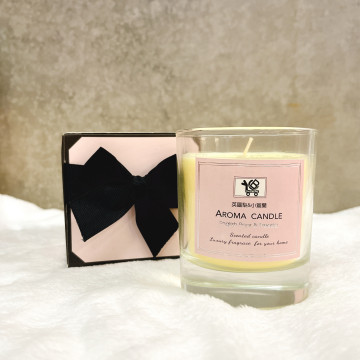 YCB英國梨&小蒼蘭香氛蠟燭(含玻璃杯) / 600g