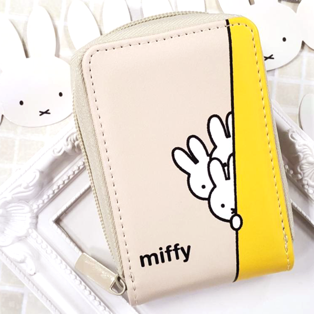 日本 日雜附錄 MIFFY米菲兔 12格隔層卡包 悠遊卡/信用卡收納包