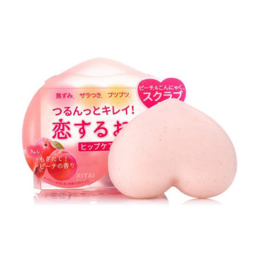 日本 Pelican 蜜桃臀部去角質煥白美肌皂 / 80g