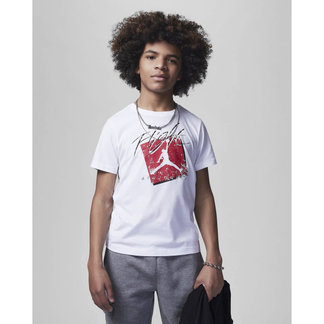 日本 NIKE Jordan 喬丹 FLIGHT飛人 大童青年 棉質運動休閒短袖T恤