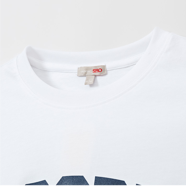 韓國 Spao 最新款滑板 Woody  熊熊 100%純棉 白色M 短袖T-shirt