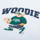 韓國 Spao 最新款滑板 Woody  熊熊 100%純棉 白色M 短袖T-shirt