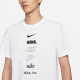 日本 NIKE Sportswear 白色 100%純棉 直條LOGO 男款運動休閒短袖T恤
