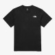 韓國 THE NORTH FACE 經典胸前小LOGO 黑色純棉短袖T恤