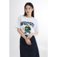 韓國 Spao 最新款滑板 Woody  熊熊 100%純棉 白色M 短袖T-shirt