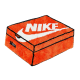 國外區域限定 NIKE 立體感經典鞋盒造型 毛絨地墊 地毯