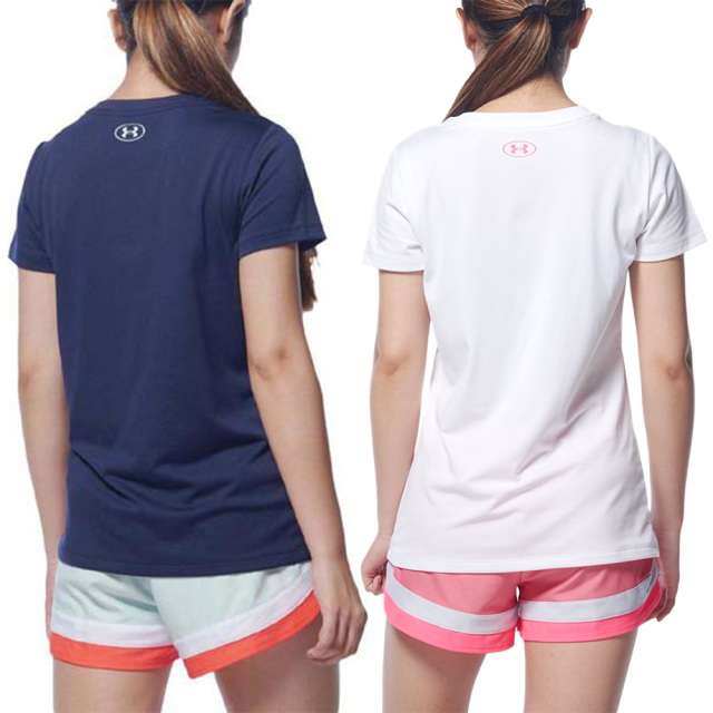 日本 Under Armour 經典大LOGO 女款短袖T恤