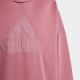 日本  adidas 乾燥玫瑰粉 三線LOGO 大童青年版 運動休閒長袖連帽T恤