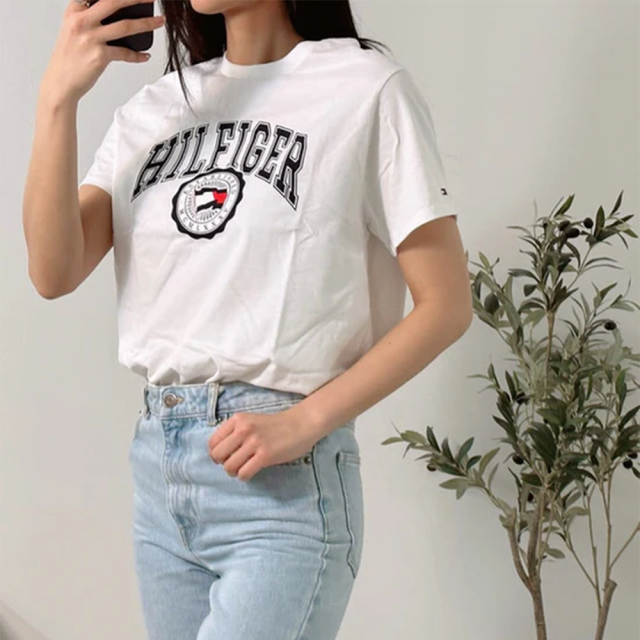 日本 COSTCO好市多 Tommy Hilfiger 經典LOGO 棉質短袖T恤