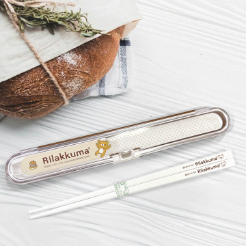 日本製 拉拉熊筷子 附專用收納盒